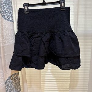 SHEIN Dark Textured Skirt